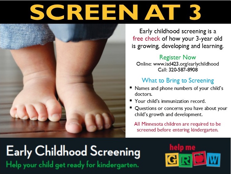 Early Childhood Screening Hutchinson Public Schools