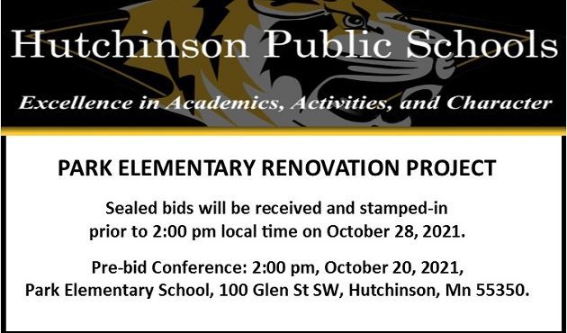 Seeking Bids – Park Elementary Renovation Project