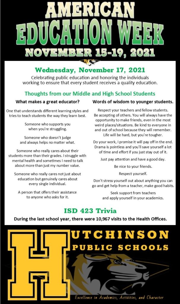 Celebration American Education Week – 11/17/21