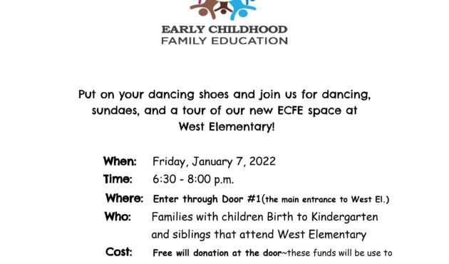ECFE Open House and Evening Family Dance