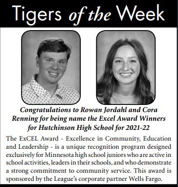 Congratulations Rowan Jordahl & Cora Renning!