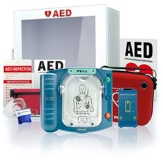 collage of aed equipment