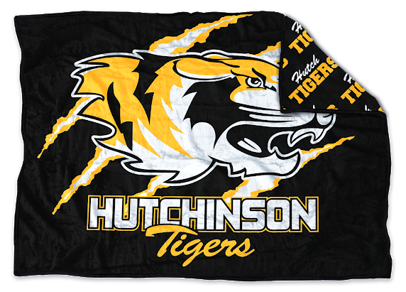 Hutchinson Tiger Spirit Blanket - Hutchinson Public Schools